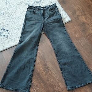 Levi's Ribcage Bell Jeans Black Size 28